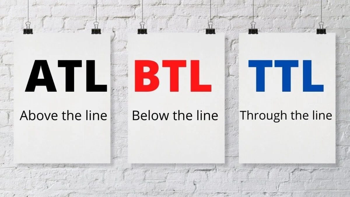 Difference ATL, BTL, and TTL marketing